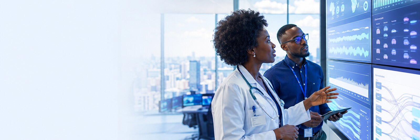 A Genesys specialist guiding a practice manager through the system